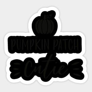 Pumpkin Patch Cutie Sticker